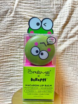 the Creme Shop x Keroppi Macaron Lip Balm