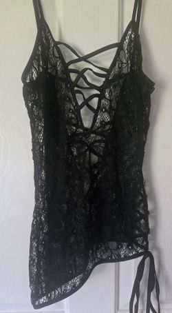 Black Lace Top/Dress (S)