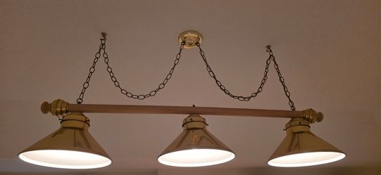 3-Shade Billiard Pool Table Pendant Light