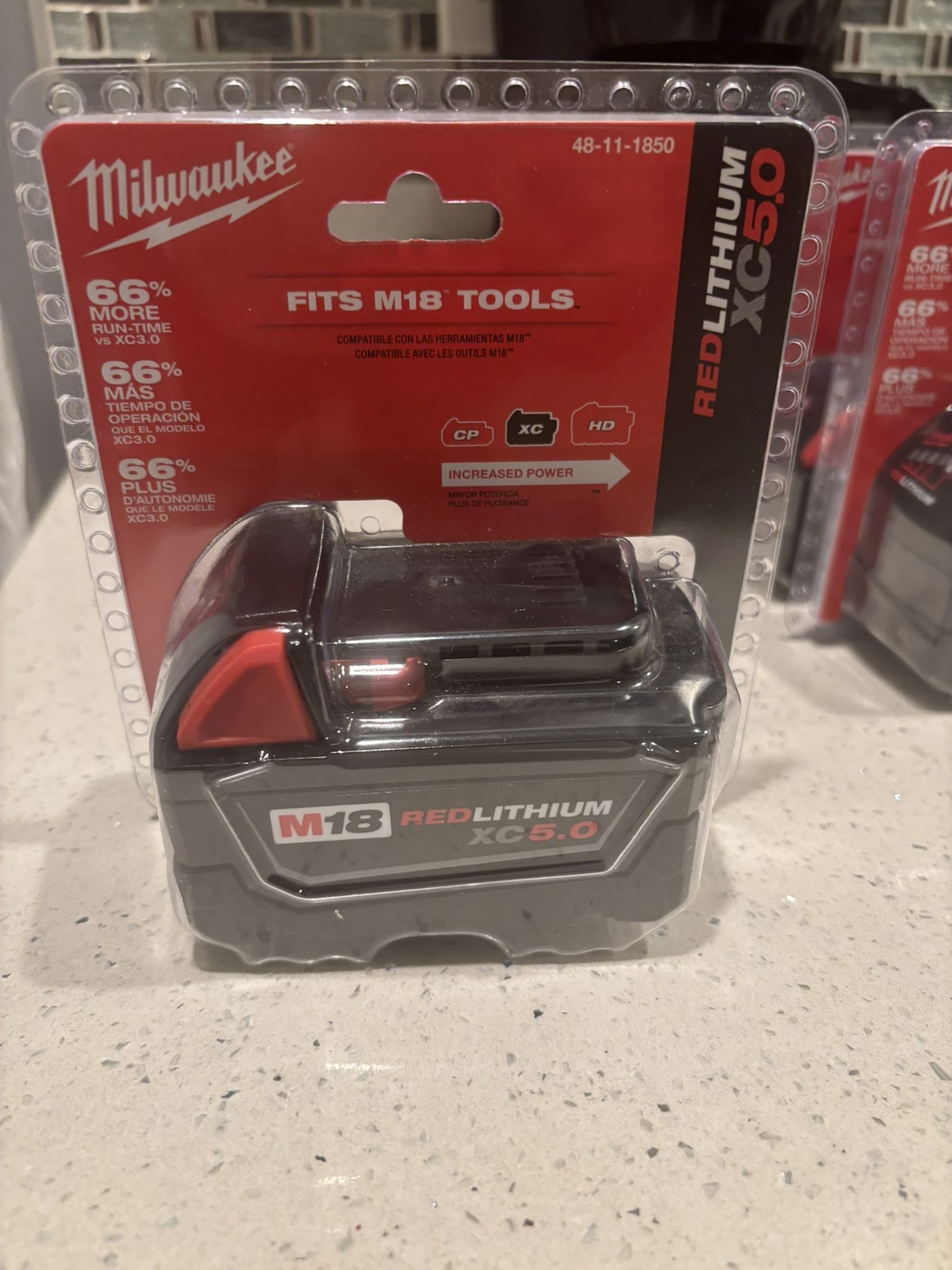 Milwaukee battery 5.0