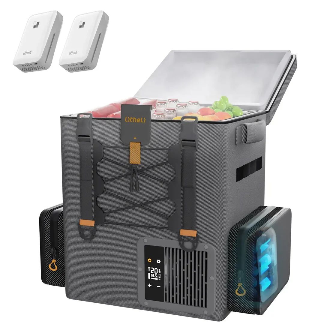 Litheli FrozenPack: The First Backpack Car Fridge|Includes 2 x 4.0Ah SE Batteries