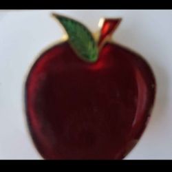 Apple Brooch