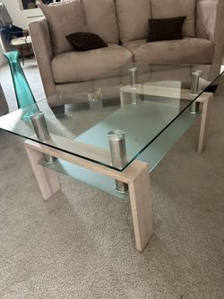 Elegant Glass Coffee Table