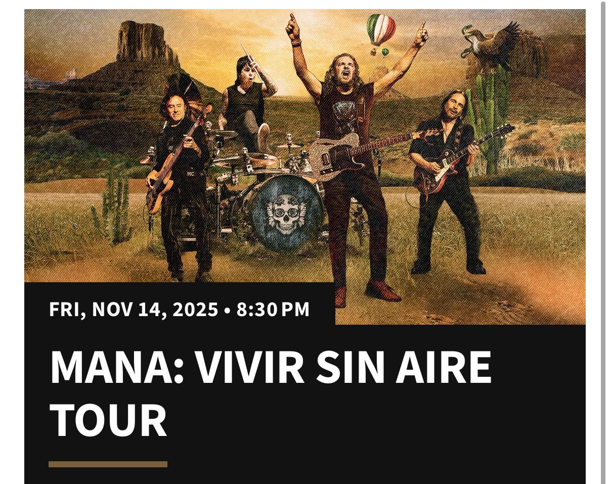 Mana Vivir Sin Aire Concert 