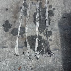 Macrame plant hangers(4)