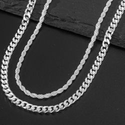 Sterling silver chains 18 inch and 22 inch $35 each are both for 60