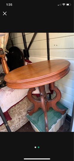 Vintage oval table
