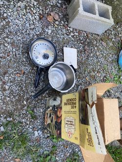 Vintage pressure cooker