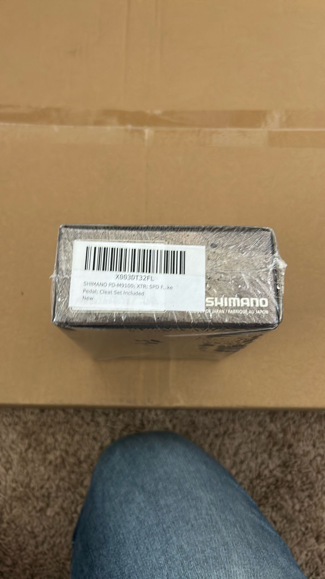 Shimano PD-M9100; XTR; SPD Flat Bike Pedal; Cleat Set Included