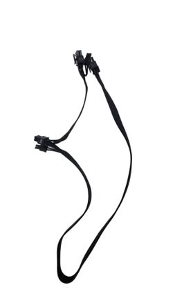 8 Pin to Dual 8 Pin (6+2) PCIe Flat Ribbon Power Cable GPU PSU 34-00263