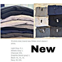 New set of 10 men’s shirts sizes on pic firm price great for dtf