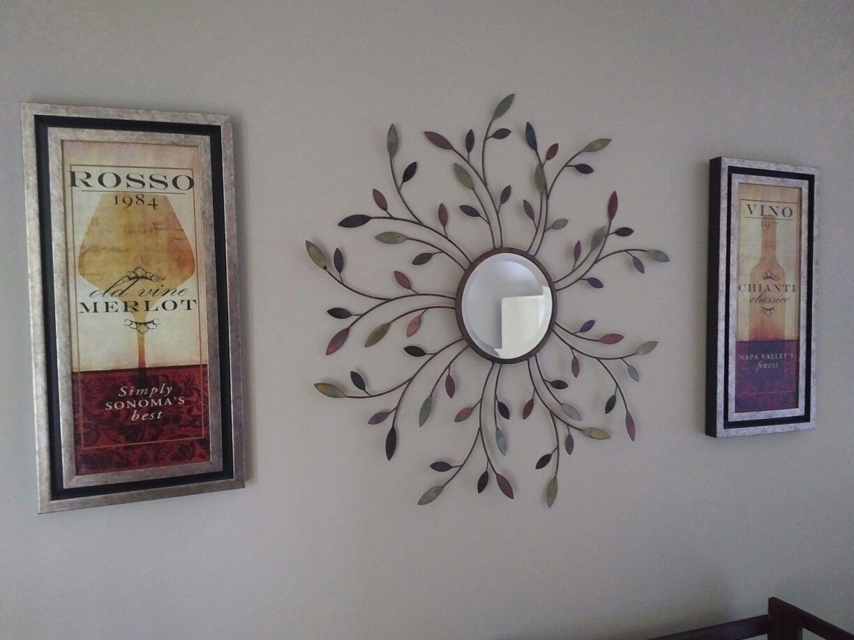 Wall decor and decorative mirror