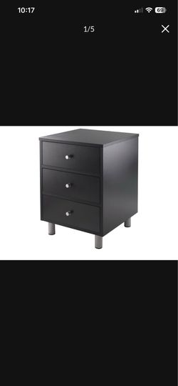 2 Black Night Stands