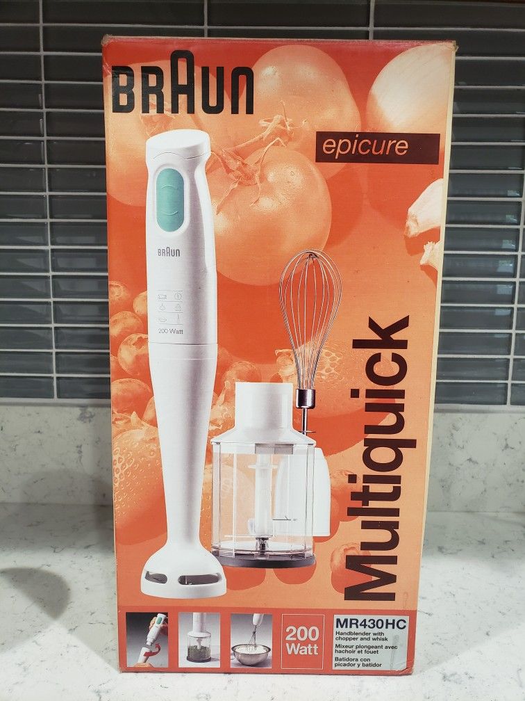 Braun MR430HC Multiquick Deluxe Hand Blender &chopper 