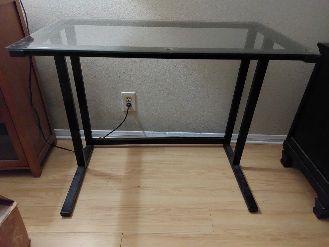 Glass Top Desk