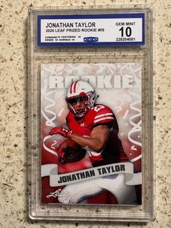 Jonathan Taylor 2020 Leaf Prized Rookie Card CCG Gem Mint 10