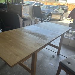 Dining Table With Two Chairs 