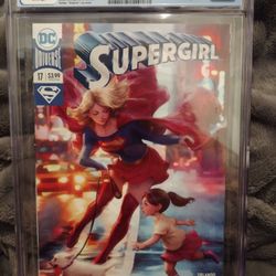 Supergirl Artgerm Variant Comic Cover Cgc 9.8