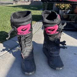 Women’s Size 10 Moto Boots O’Neal