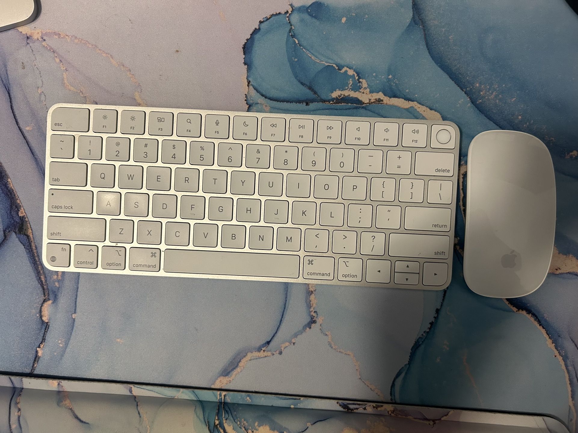 Apple Bluetooth Magic Mouse and Magic Keyboard with lightening connectors 