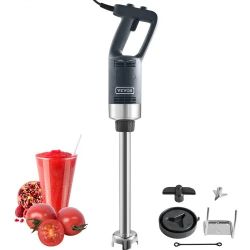 Commercial Immersion Blender, 750W 16" Heavy Duty Hand Mixer, Variable Speed Kitchen Stick Mixer with 304 Stainless Steel Blade, Multi-Purpose Portabl