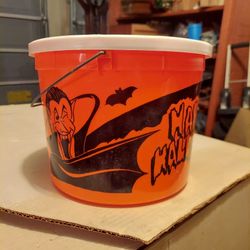 Vintage Halloween Trick Or Treat Bucket