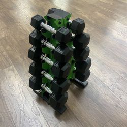 5 To 25lbs Weight Set With Rack