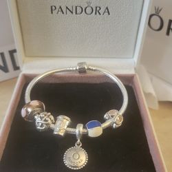 Authentic Pandora Bracelet With Charms!