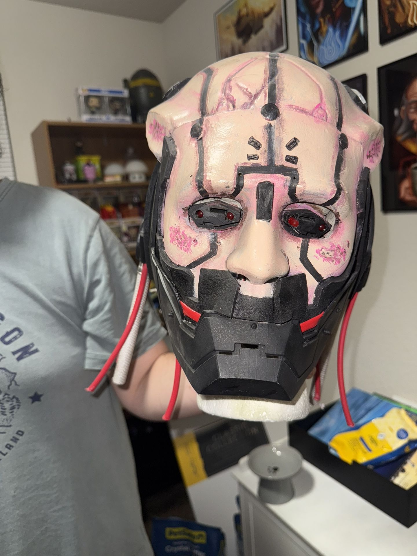 CyberPunk Cosplay Head