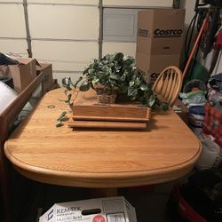 Wooden Table With  2 Chairs 