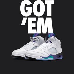 Jordan 5 Grapes Size 13 