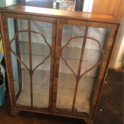 Vintage Curio Cabinet $75