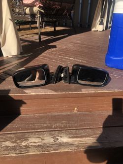 2006 Honda Accord Driver Left and Right Side View Power Door Mirror Red