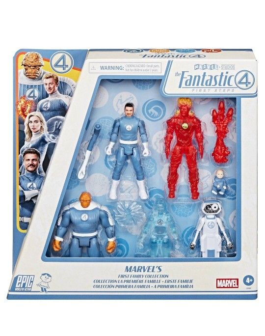 Marvel Studios The Fantastic Four Epic World6-FIGURE MARVEL ΤΟΥ SET: Bring home the entire
Fantastic Four of Action Marvel's First Family Collection