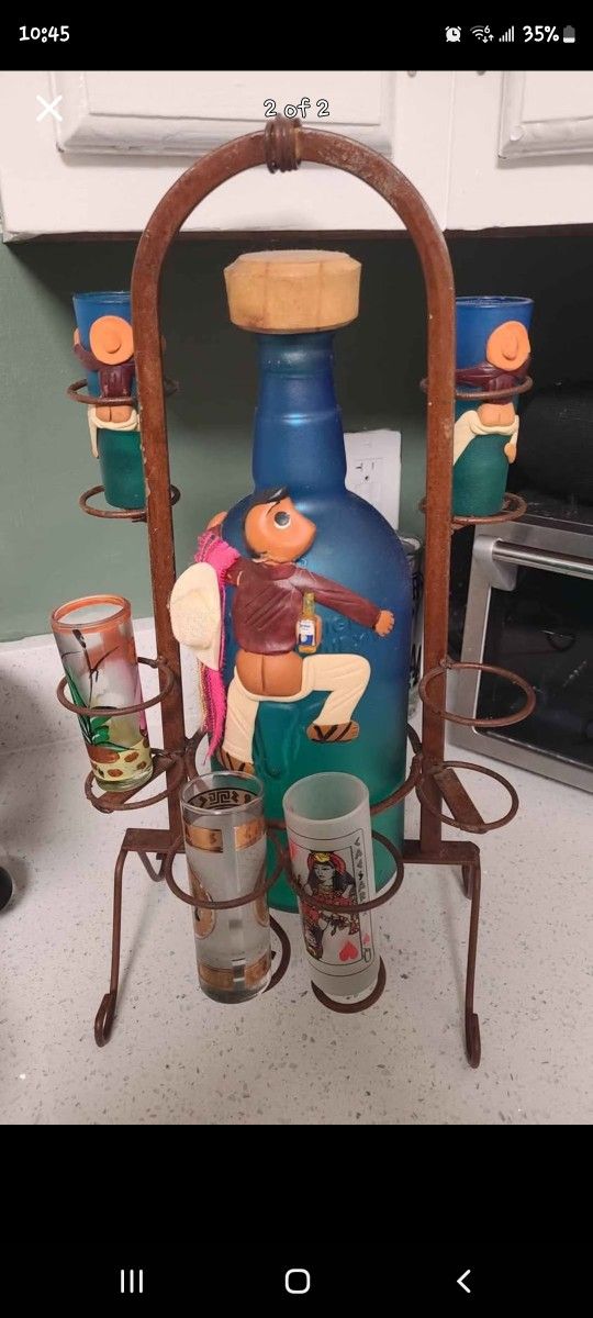 Tequila Bottle. Decoration