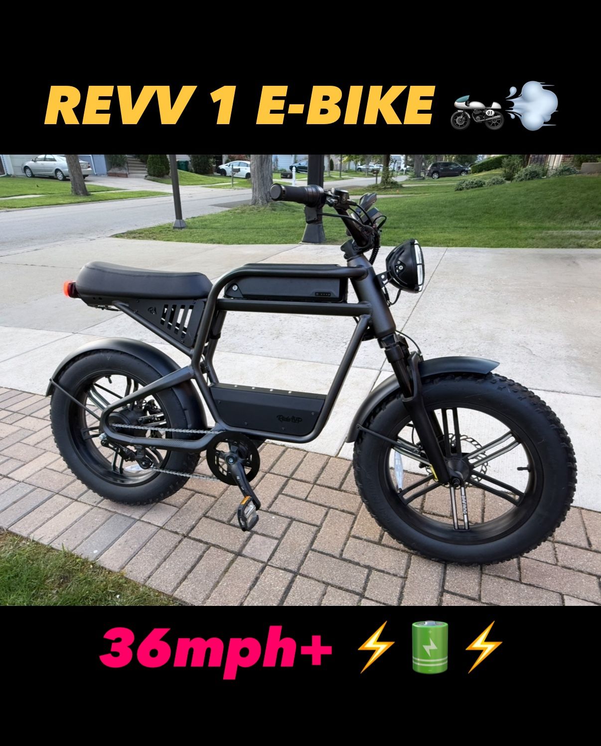 Ride1Up Revv 1 e-bike 36mph Moped Dirt Bike Motorcycle ebike Tuttio Soleil01 Soleil Sur-ron Surron Talaria XXX Ridstar Sting Scooter Teen Adult ποΈπ¨
