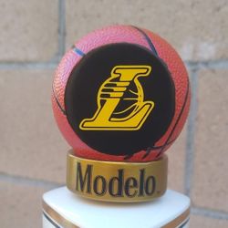 MODELO ESPECIAL ( LA LAKERS ) TAP HANDLE. ( ALSO PLENTY OF NEON SIGNS / LIGHTS AVAILABLE FOR SALE )DODGERS & ANGELS BOBBLEHEADS AVAILABLE