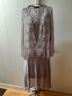 2pc Set Dress & Lace Jacket