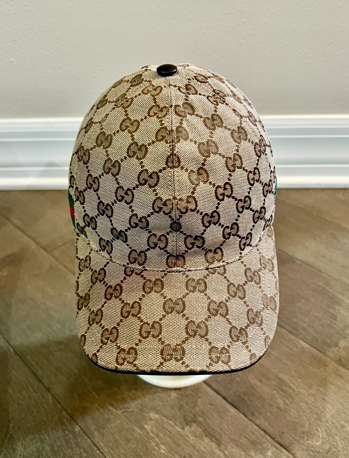 ORIGINAL GG CANVAS BASEBALL HAT WITH WEB