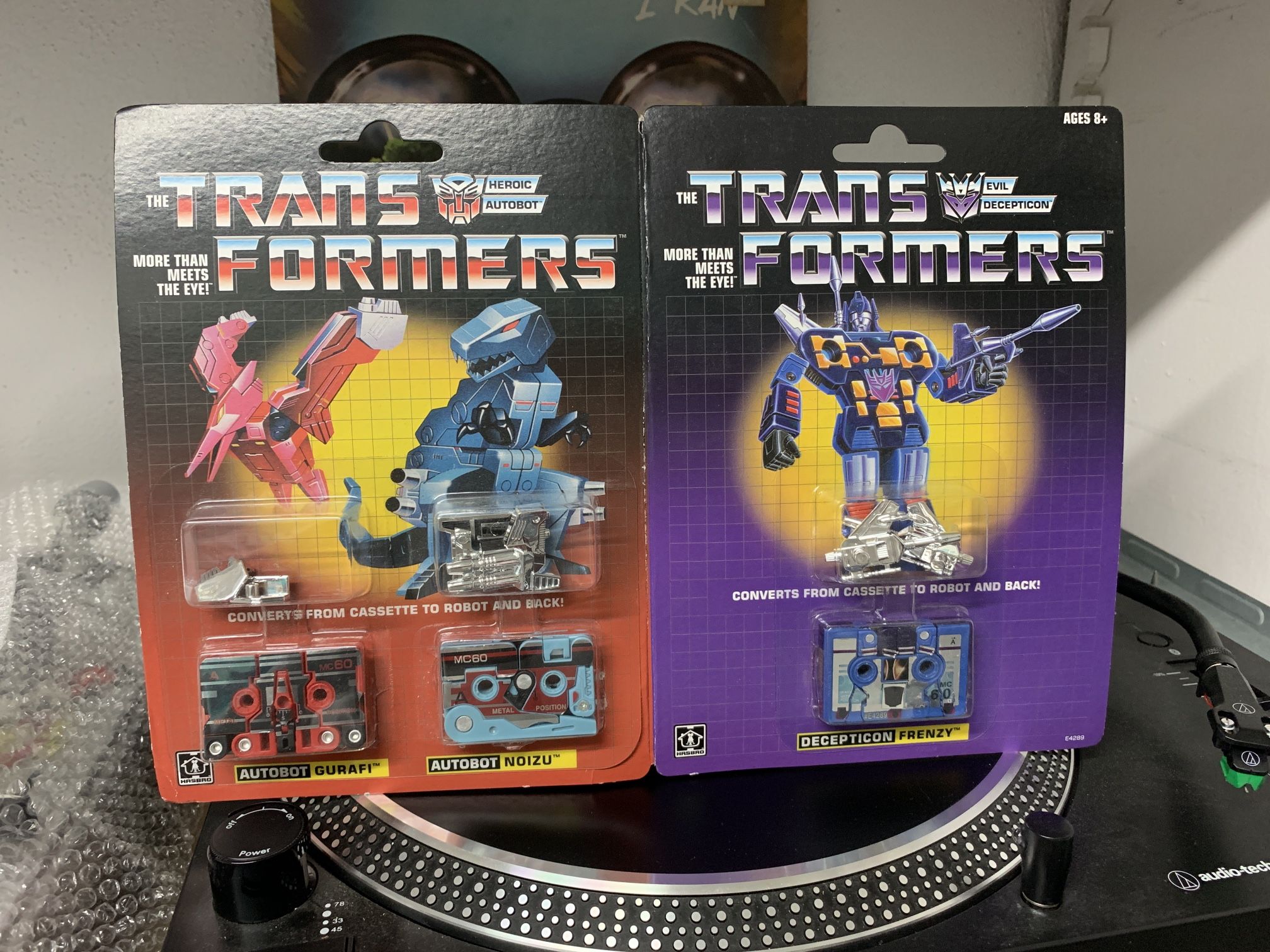 Transformers Vintage G1 Mini-Cassettes 3-Pack Gurafi, Noizu, Decepticon Frenzy