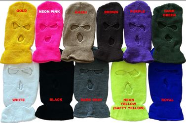 Winter 3 Hole Ski Mask