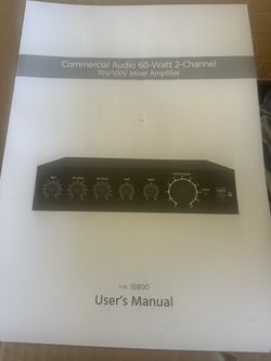 Commercial Amp Mixer New