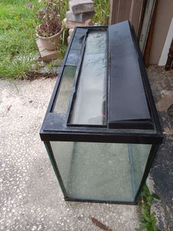 30 long x12 wide x18 deep glass aquarium