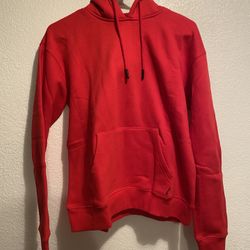 Vixxon By Dixxon Hoodie Women Red Sweatshirt Custom Fleece Drawstring Size Small