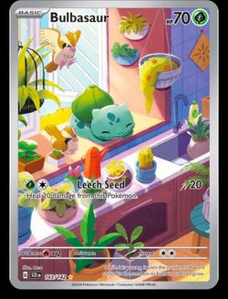 Bulbasaur 143/142 Secret Rare Pokemon Card