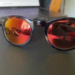 Soleil Square Tortoise Green Sunglasses 