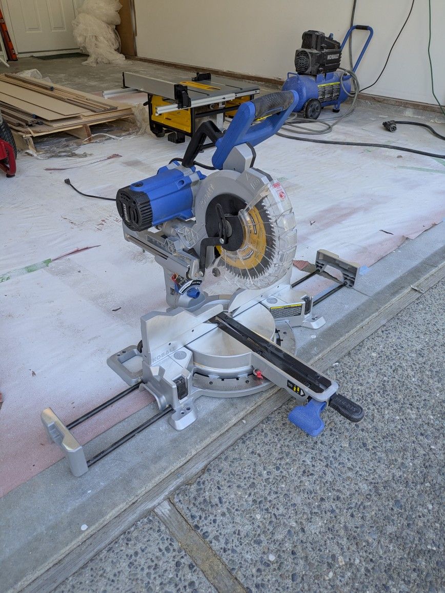 Kobalt 10 In Dual Bevel Sliding Miter Saw