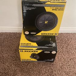 2 10” Kicker Subs 