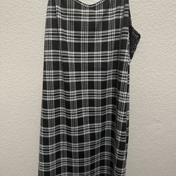 Black and white stripped dress 