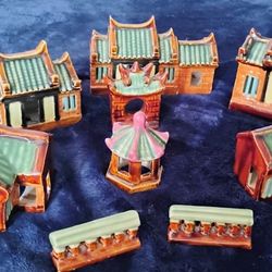 CHINESE COTTAGE (CERAMIC) 9- pcs